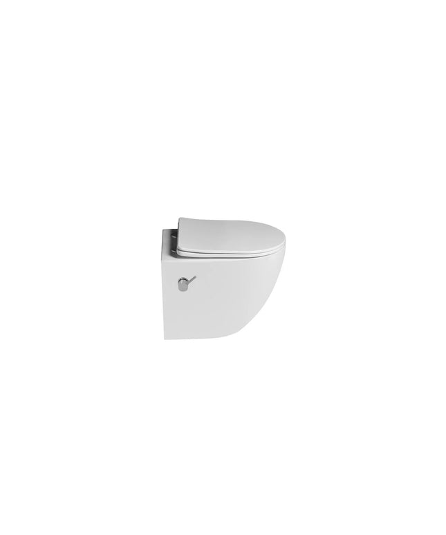 DutchLine - Wandcloset - Glans Wit - Luccio Rimless Ondiep - Met Bidetkraan-functie