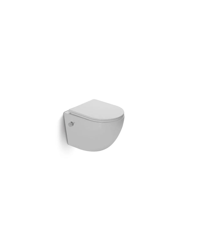 DutchLine - Wandcloset - Glans Wit - Luccio Rimless Ondiep Met Bidetkraan-functie