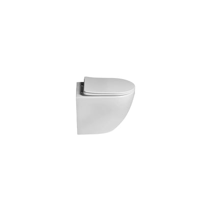 DutchLine - Wandcloset - Glans Wit - Luccio Rimless Ondiep