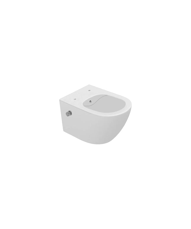 DutchLine - Wandcloset - Mat Wit - Luccio Rimless - Met bidet-functie