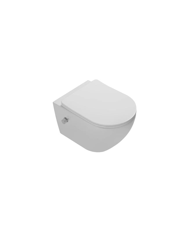 DutchLine - Wandcloset - Mat Wit - Luccio Rimless - Met bidet-functie