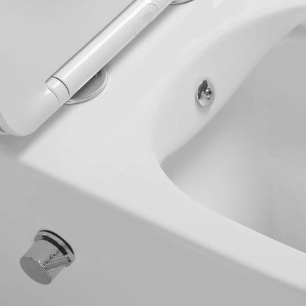 DutchLine - Wandcloset - Mat Wit - Luccio Rimless - Met bidet-functie