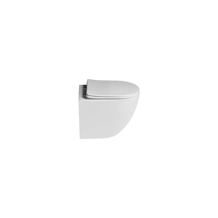 DutchLine - Wandcloset - Mat Wit - Luccio Rimless Ondiep
