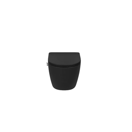DutchLine - Wandcloset - Mat Zwart - Luccio Rimless - Met bidet-functie