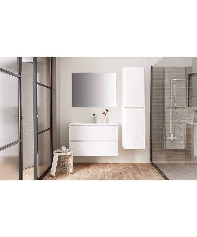 ALONI HAYAT spiegel – 76x60 cm – Glanzend wit