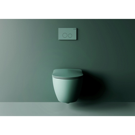 Creavit Rimoff hangtoilet / ophang WC – nijlgroen – rimless wandmodel