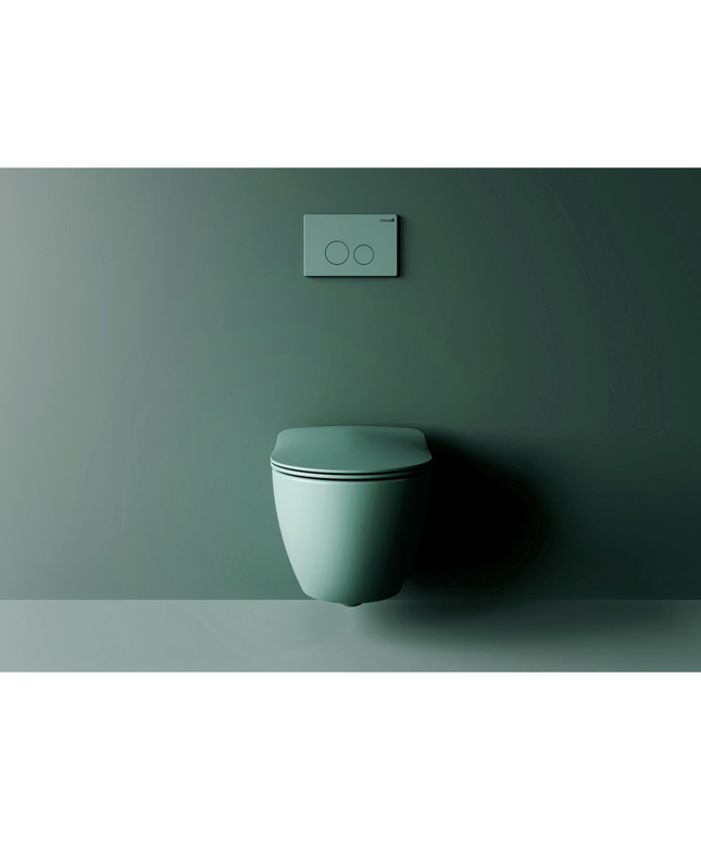 Creavit Rimoff hangtoilet / ophang WC – nijlgroen – rimless wandmodel