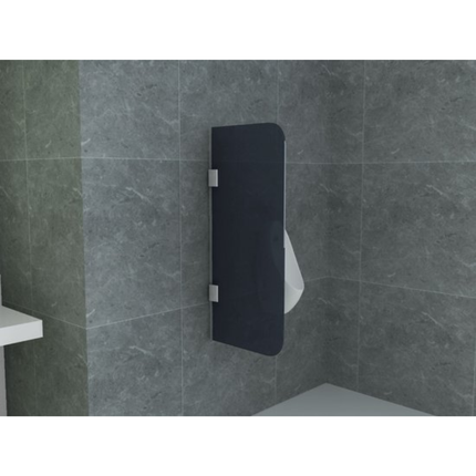 ALONI rookglas urinoir scheidingswand – 900x400x8 mm