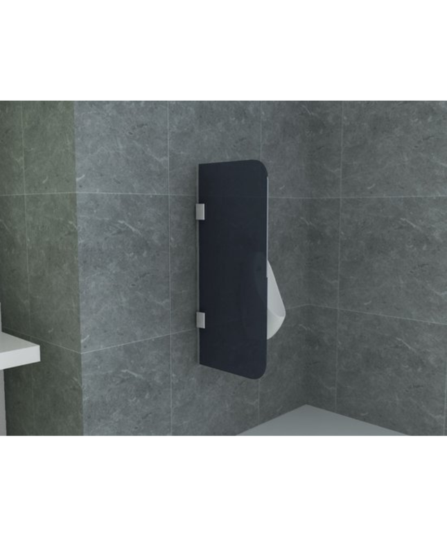 ALONI rookglas urinoir scheidingswand – 900x400x8 mm