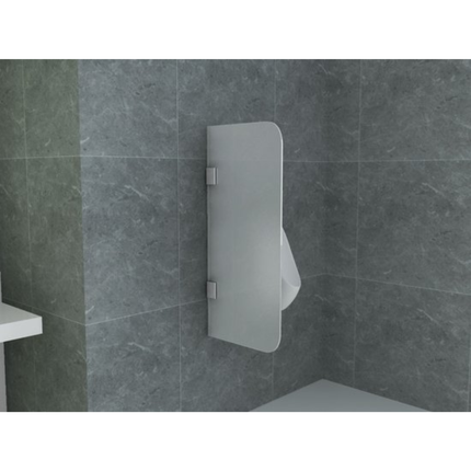 ALONI melkglas urinoir scheidingswand – 900x400x8 mm