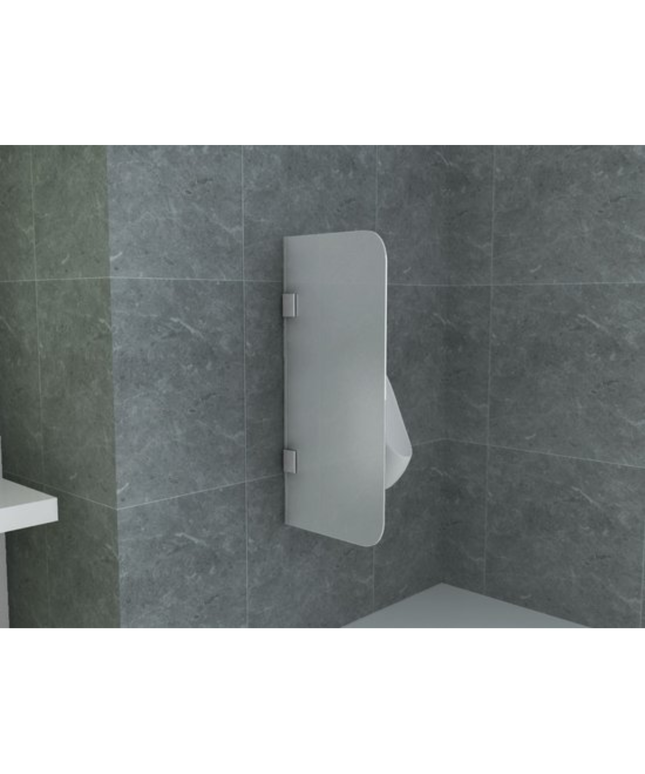 ALONI melkglas urinoir scheidingswand – 900x400x8 mm