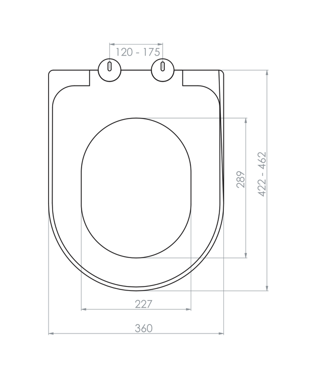 Aloni Premium wc-zitting – glanzend wit – ultradun ovaal design – softclose – topfix – duroplast – RVS scharnieren