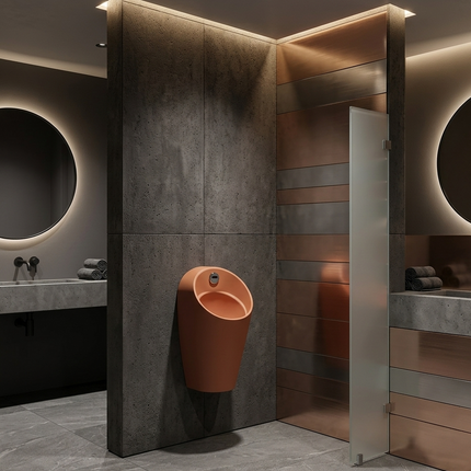 Isvea Infinity Urinoir avec Capteur - Terracotta - Schwertz & Co
