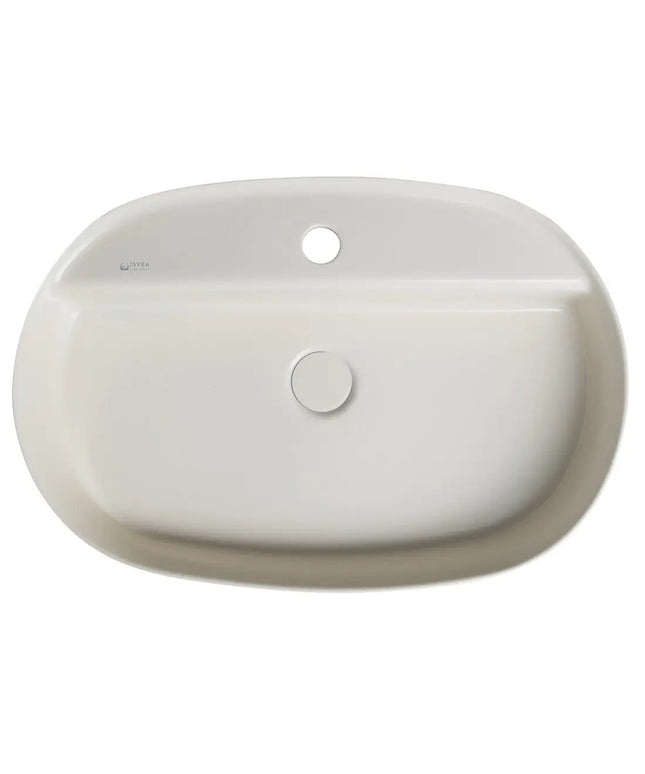 Isvea Infinity Washbasin Oval - 60x40 cm - Ivory