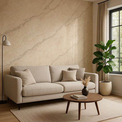 DutchLine - SPC Wandpaneel - Bolzono Beige Marmer Glans