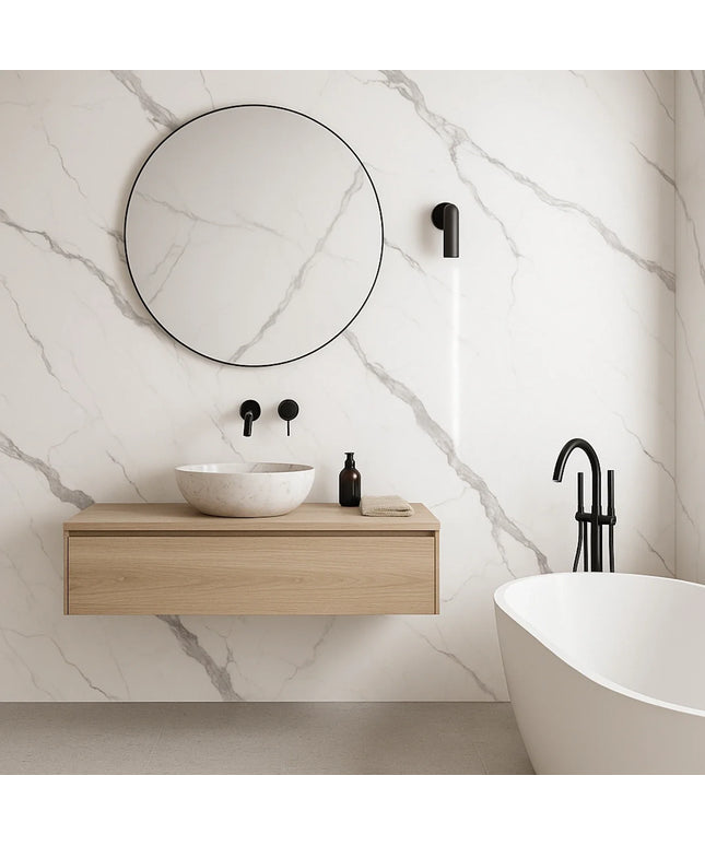 DutchLine - SPC Wandpaneel - Statuario Real Glans