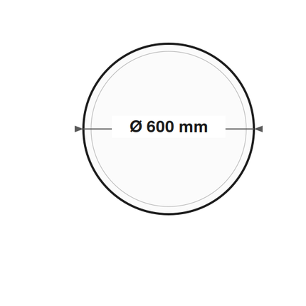 DutchLine JH-FR27-60-B - lijntekening