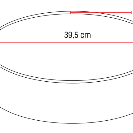 Maattekening ALONI Veroni Sun Solid Surface Wastafel – Wit