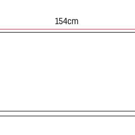 Maattekening ALONI Solid Surface Wastafelblad – 160 cm – Wit