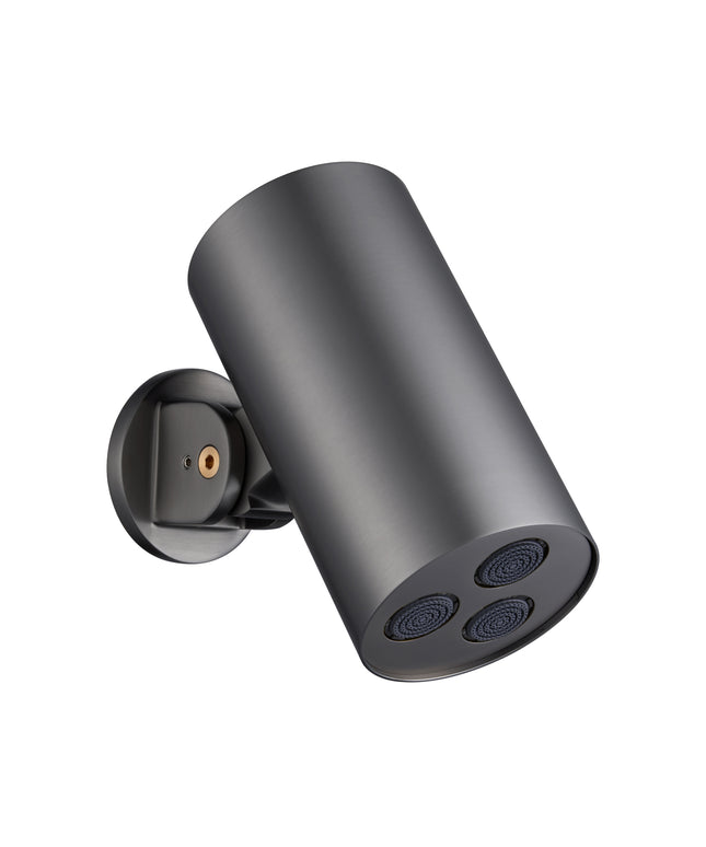 UNIFORMA Cilindervormige hoofddouche - Ø80mm opbouw - Gunmetal